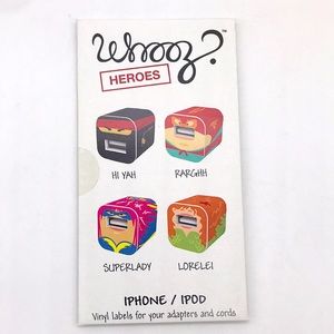 New Whooz Originals I-Phone/I-Pod Hero’s Character Set
